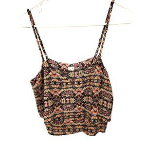 LA Hearts Sz Medium Womens Layered Crop Tank Top